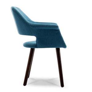 Mid-Century Accent Chair Living Room Modern Padded Armrest
