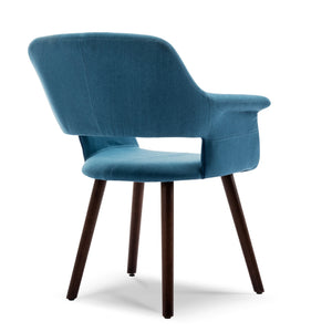 Mid-Century Accent Chair Living Room Modern Padded Armrest