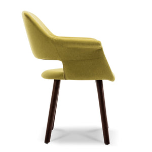 Mid-Century Accent Chair Living Room Modern Padded Armrest