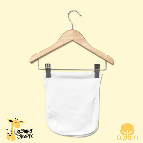 The Laughing Giraffe Baby Burp Cloth