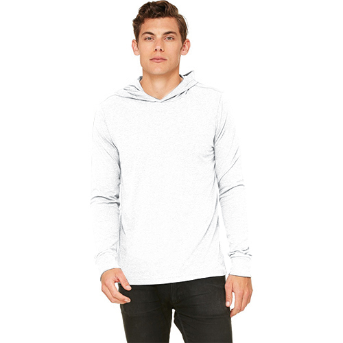 Neil & David - Blank Apparel Men's Long Sleeve Hooded T-Shirt