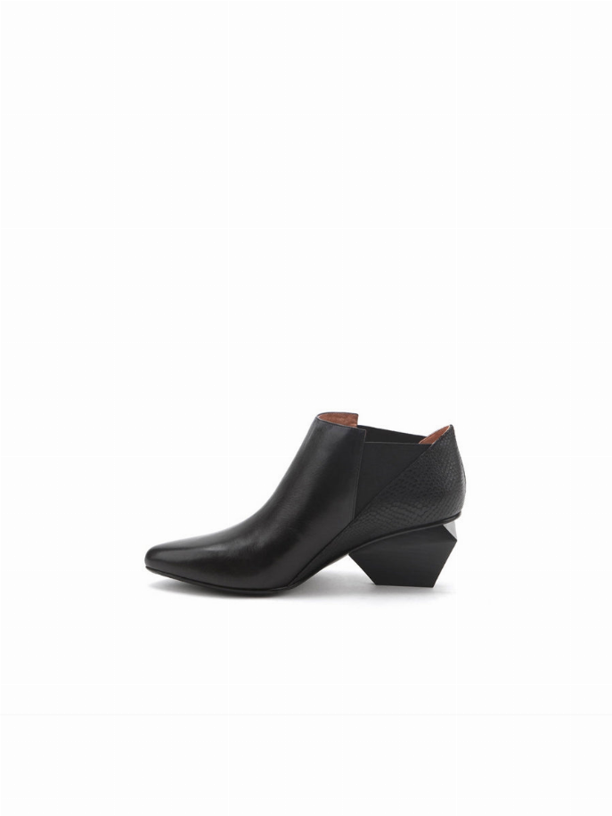 JadyRose | Structural-Heel Leather Boot
