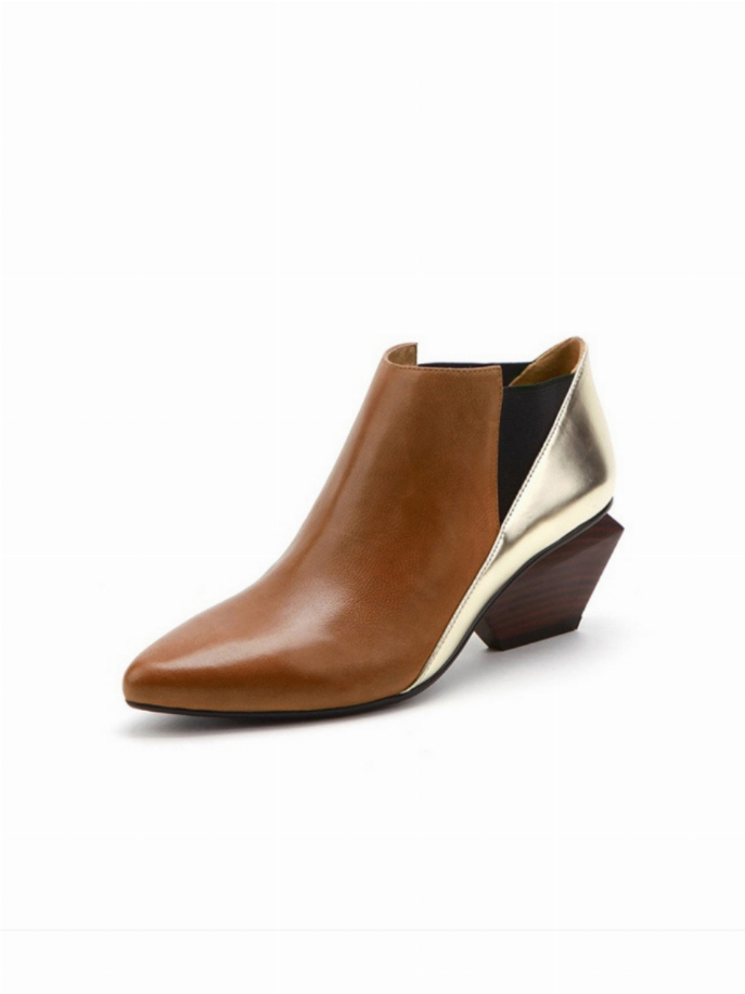 JadyRose | Structural-Heel Leather Boot