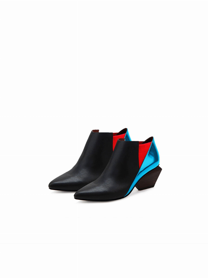 JadyRose | Structural-Heel Leather Boot