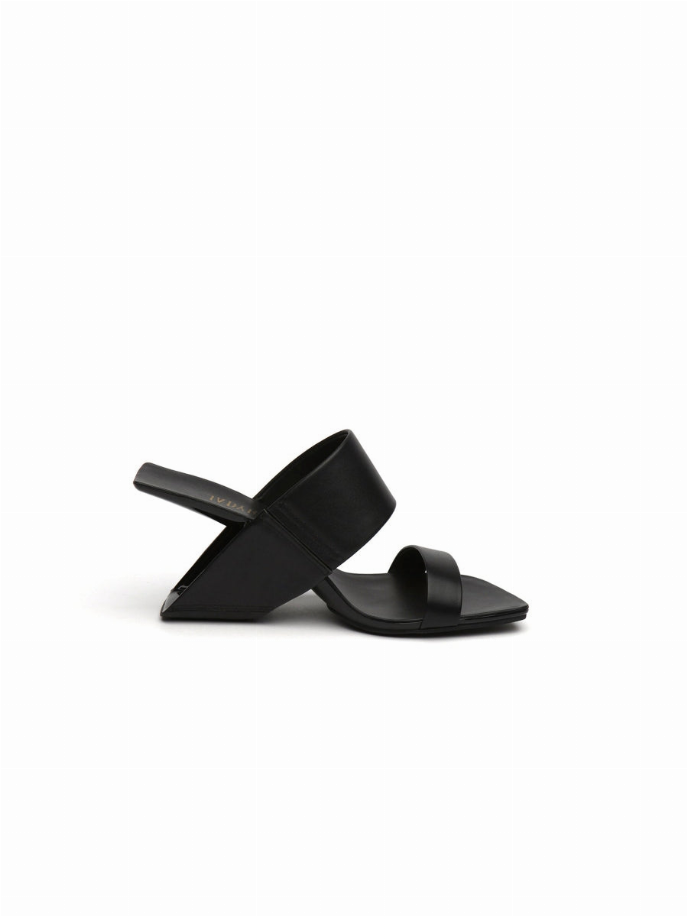 JadyRose | Signature Open-Heel Leather Slide Sandal