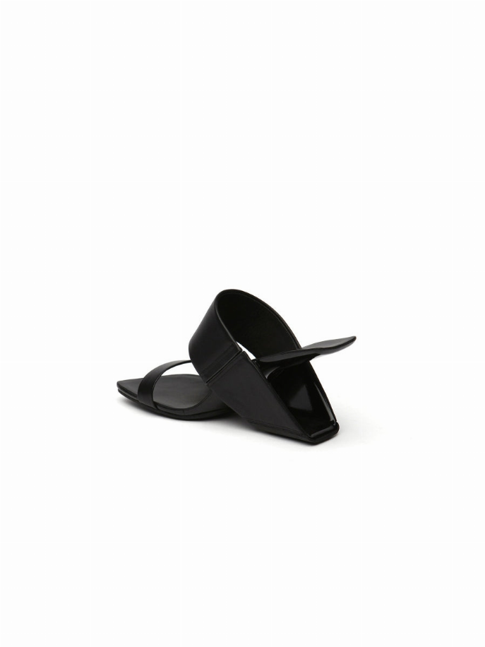 JadyRose | Signature Open-Heel Leather Slide Sandal
