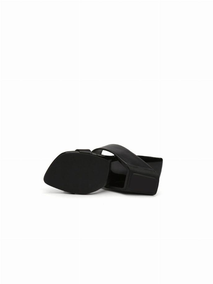 JadyRose | Signature Open-Heel Leather Slide Sandal