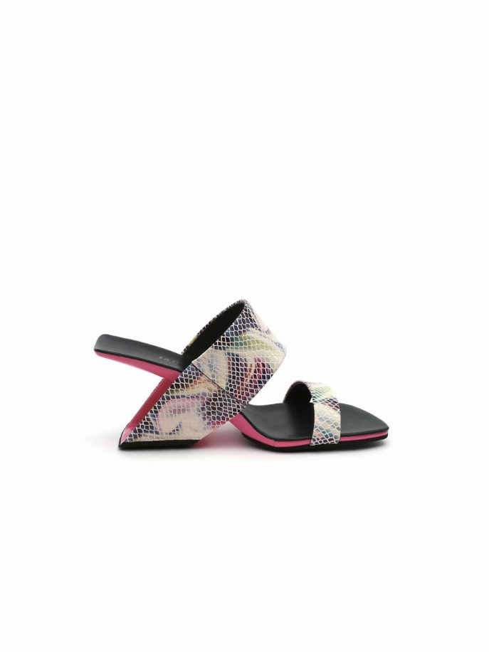 JadyRose | Signature Open-Heel Leather Slide Sandal