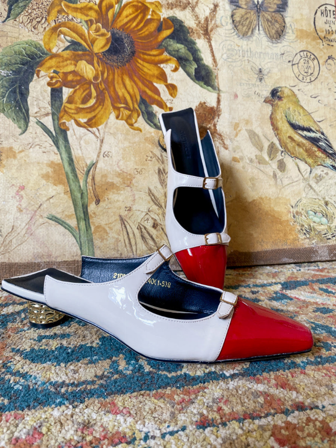 JadyRose |Dalena Block Low-Heel Mule