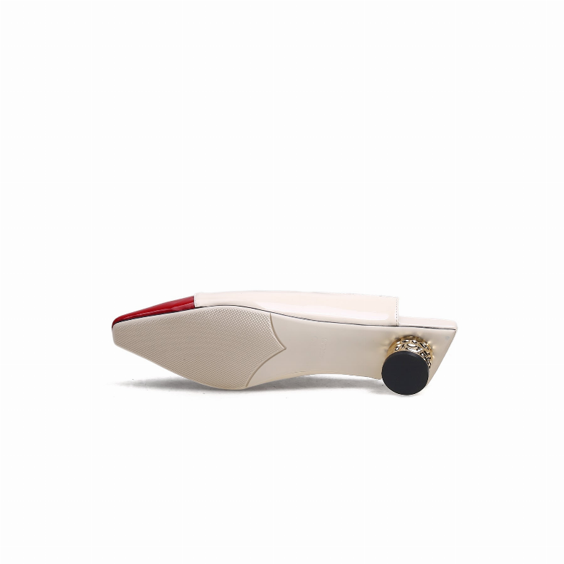 JadyRose |Dalena Block Low-Heel Mule