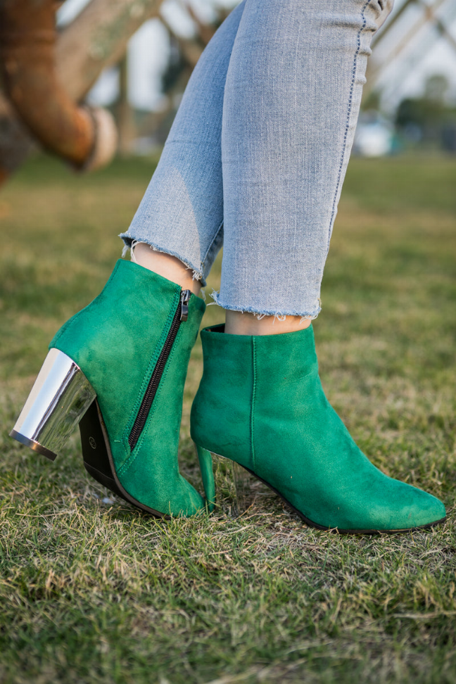 En Bloom | Mirror Heel Ankle Boots