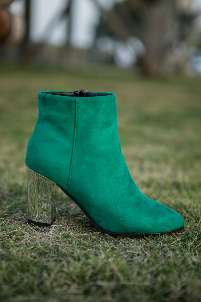 En Bloom | Mirror Heel Ankle Boots