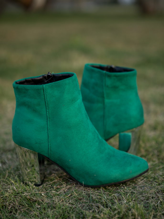 En Bloom | Mirror Heel Ankle Boots
