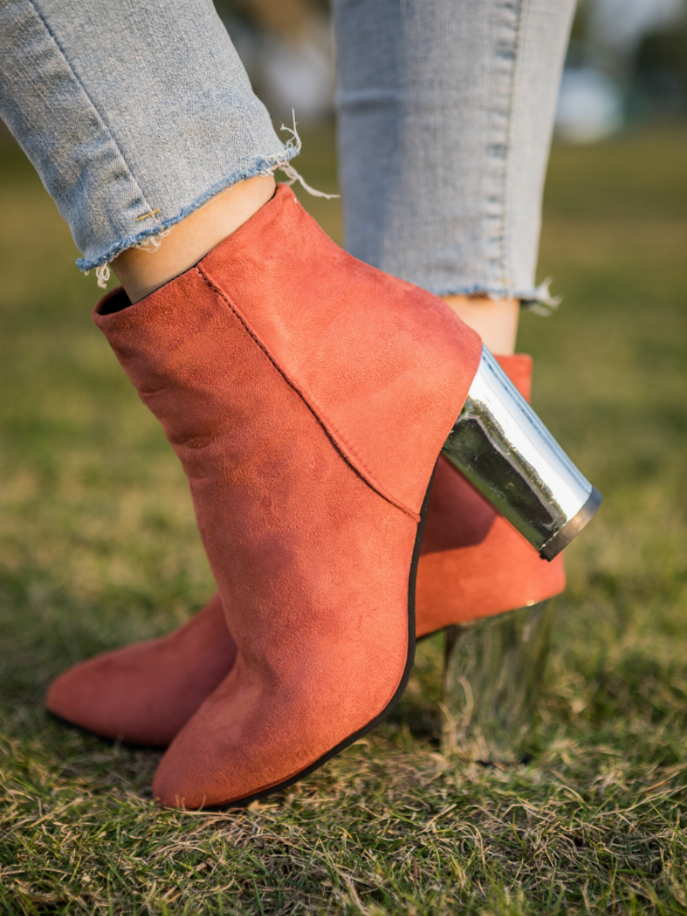 En Bloom | Mirror Heel Ankle Boots