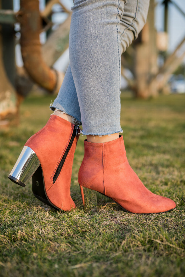 En Bloom | Mirror Heel Ankle Boots