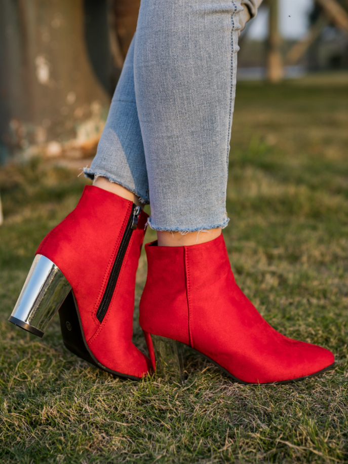 En Bloom | Mirror Heel Ankle Boots