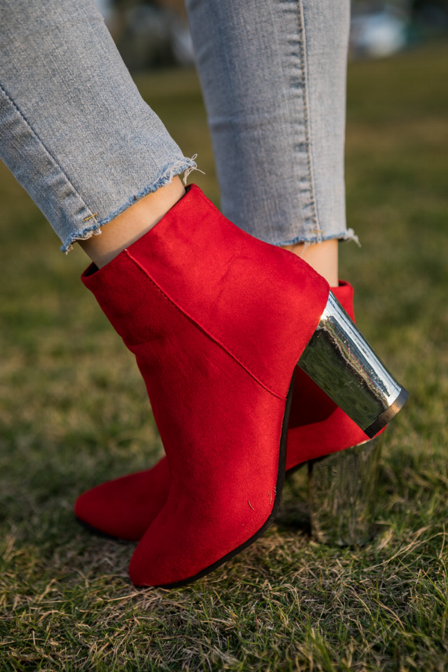 En Bloom | Mirror Heel Ankle Boots