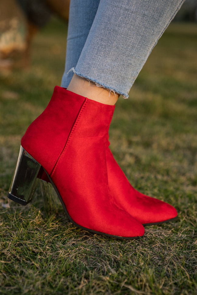 En Bloom | Mirror Heel Ankle Boots