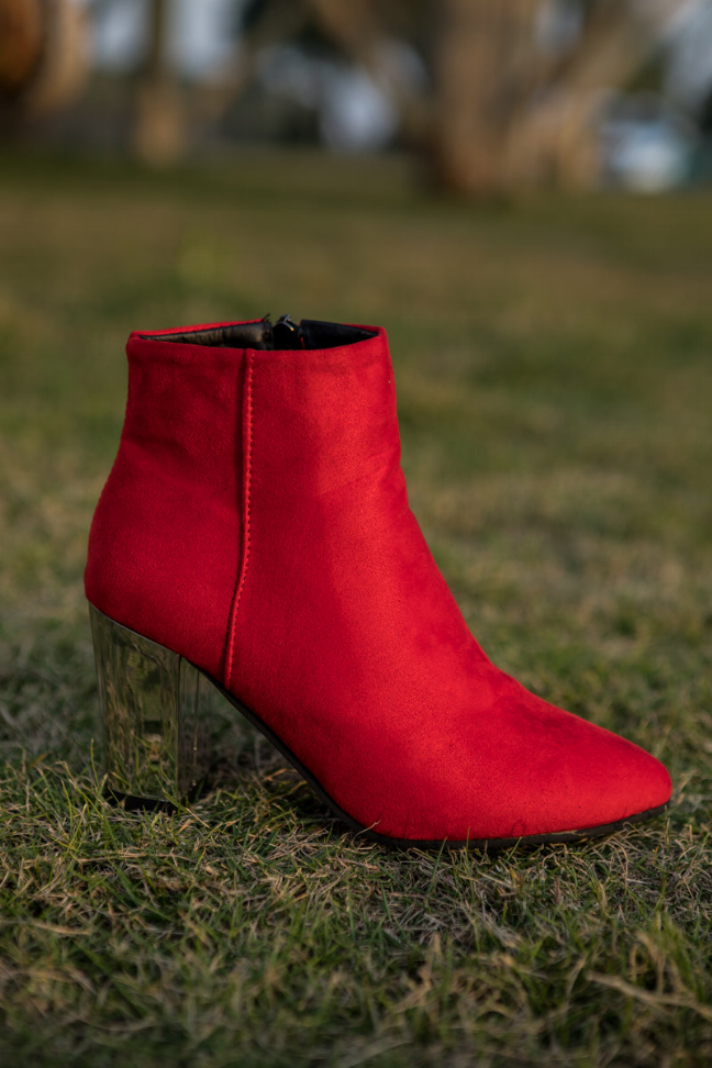 En Bloom | Mirror Heel Ankle Boots