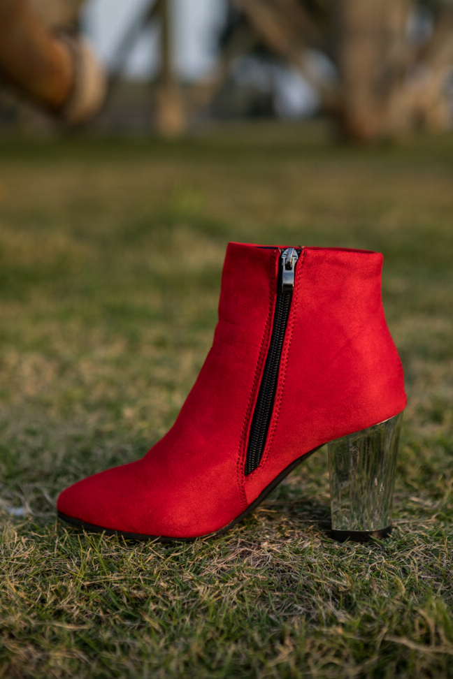 En Bloom | Mirror Heel Ankle Boots