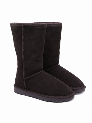 Smaibulun Ugg | Signature Faux Fur-Lined Suede Boot