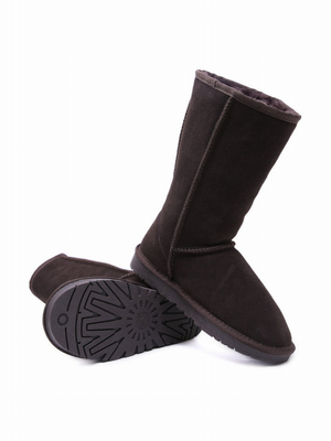Smaibulun Ugg | Signature Faux Fur-Lined Suede Boot