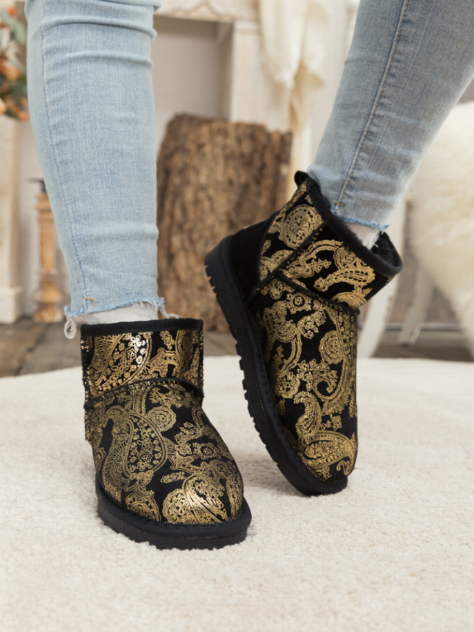 Smaibulun Ugg | Faux Fur-Lined Suede Low Boot