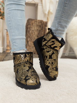 Smaibulun Ugg | Faux Fur-Lined Suede Low Boot