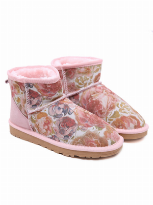 Smaibulun Ugg | Faux Fur-Lined Suede Low Boot