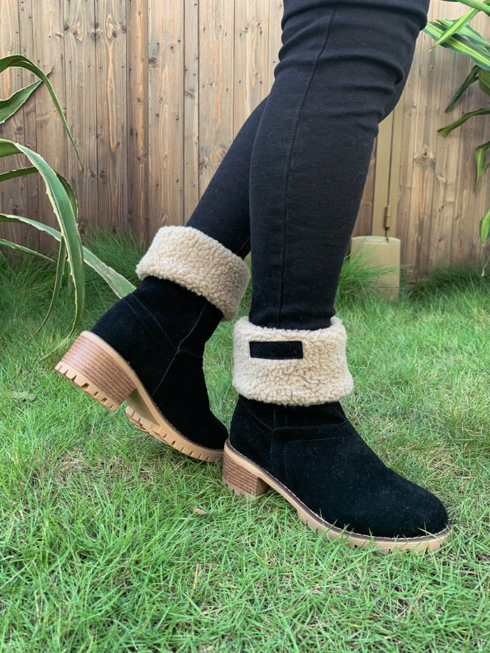 En Bloom | Plush-Lined Fold-Over Boot