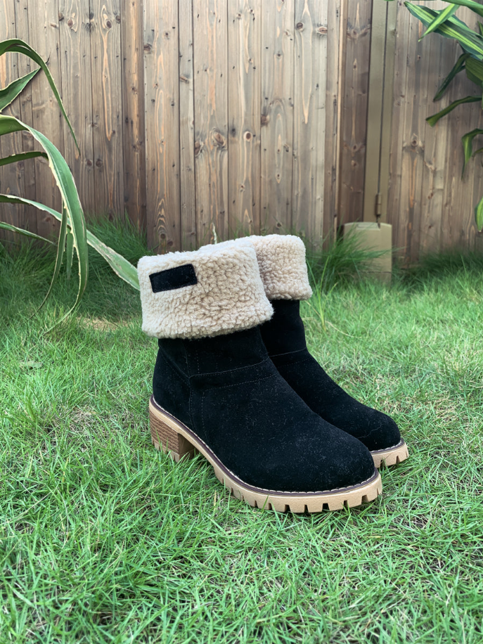 En Bloom | Plush-Lined Fold-Over Boot