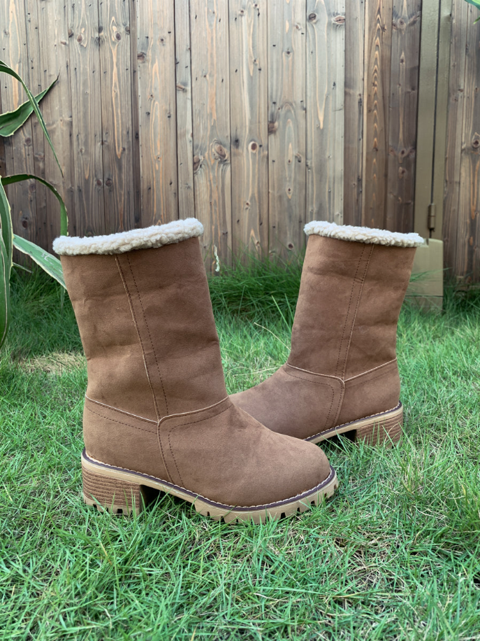 En Bloom | Plush-Lined Fold-Over Boot