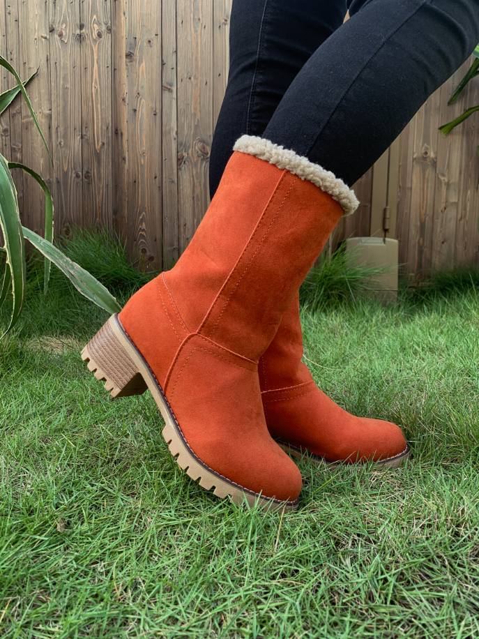 En Bloom | Plush-Lined Fold-Over Boot