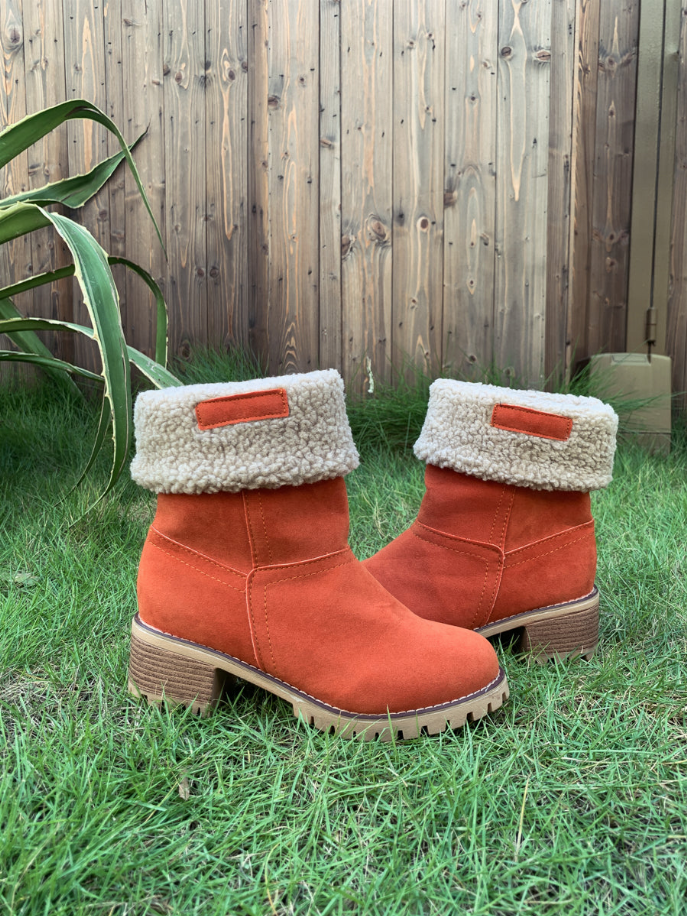 En Bloom | Plush-Lined Fold-Over Boot