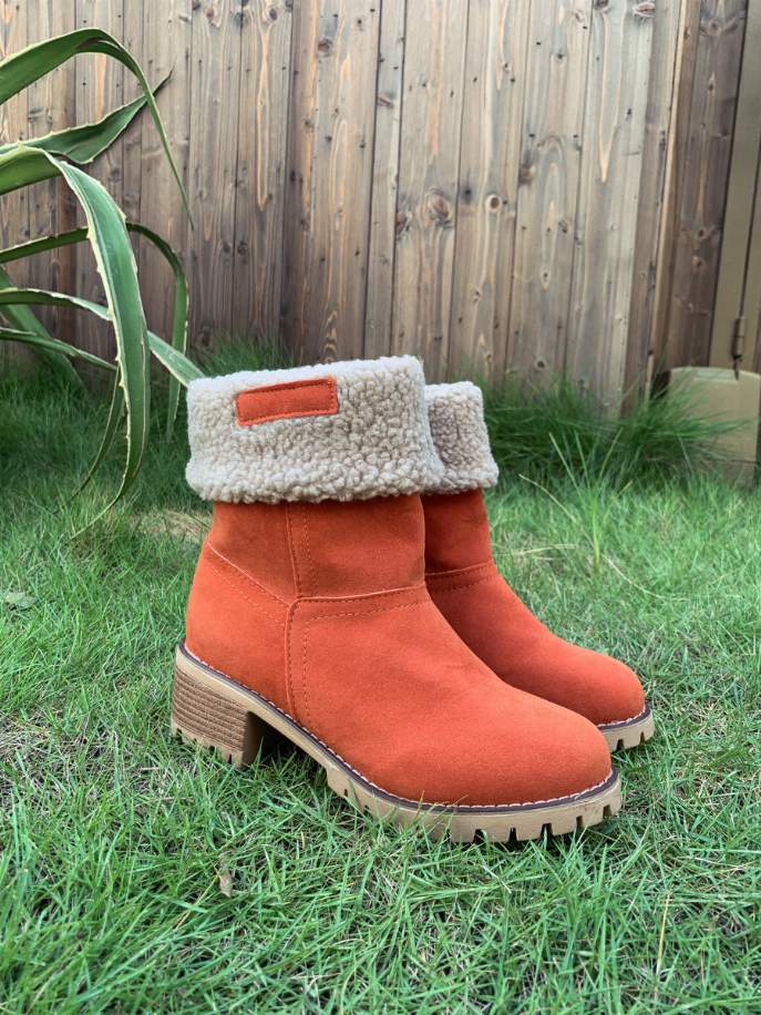 En Bloom | Plush-Lined Fold-Over Boot