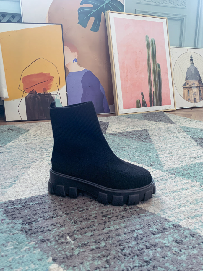 En Bloom | Ugly Sole Sock Boots