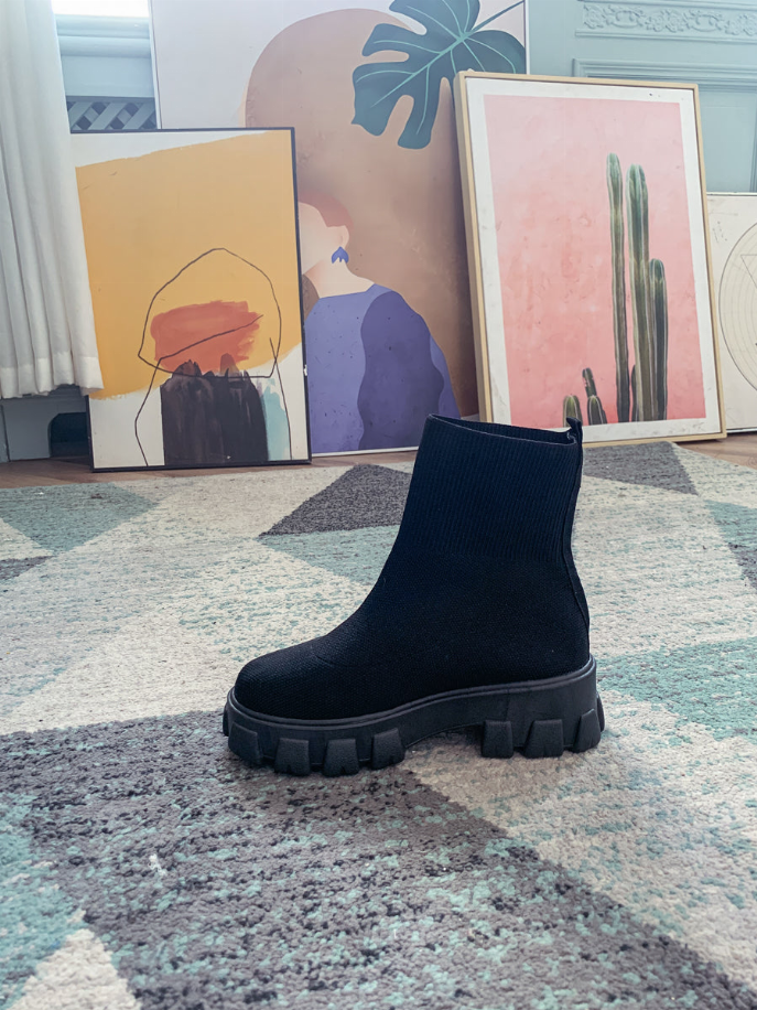 En Bloom | Ugly Sole Sock Boots