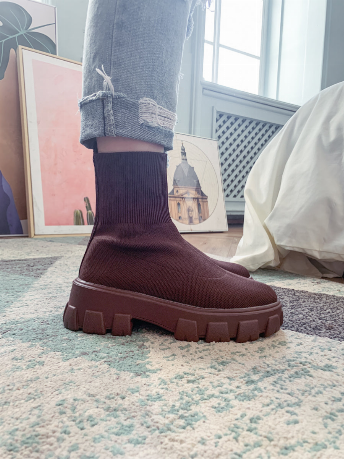 En Bloom | Ugly Sole Sock Boots