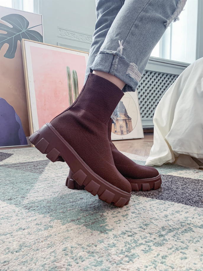 En Bloom | Ugly Sole Sock Boots