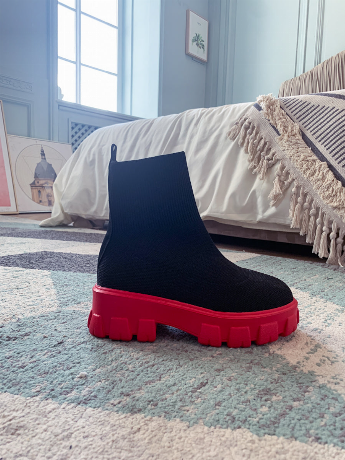 En Bloom | Ugly Sole Sock Boots