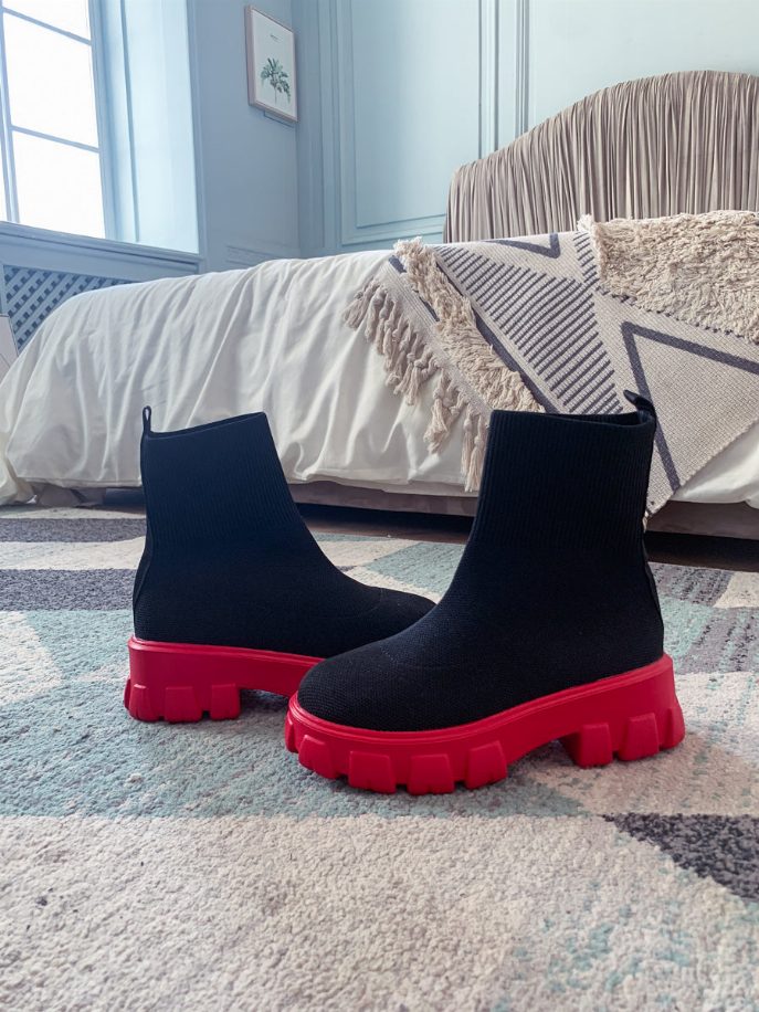 En Bloom | Ugly Sole Sock Boots