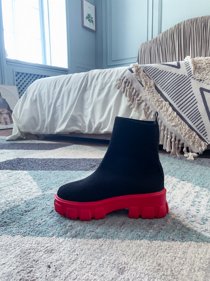 En Bloom | Ugly Sole Sock Boots