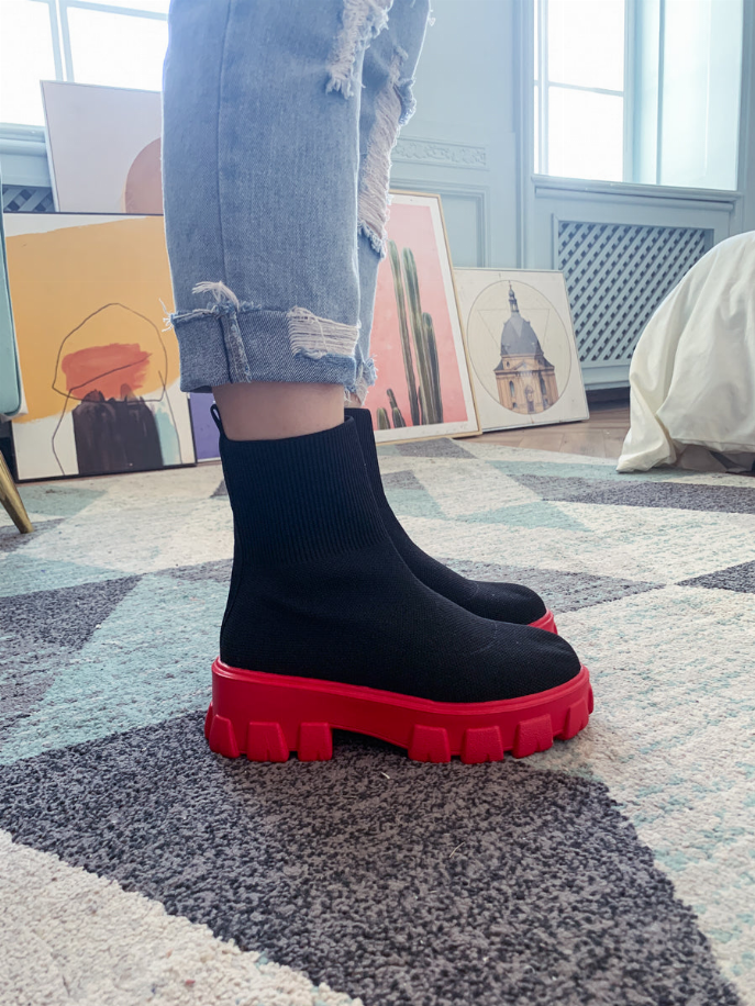 En Bloom | Ugly Sole Sock Boots