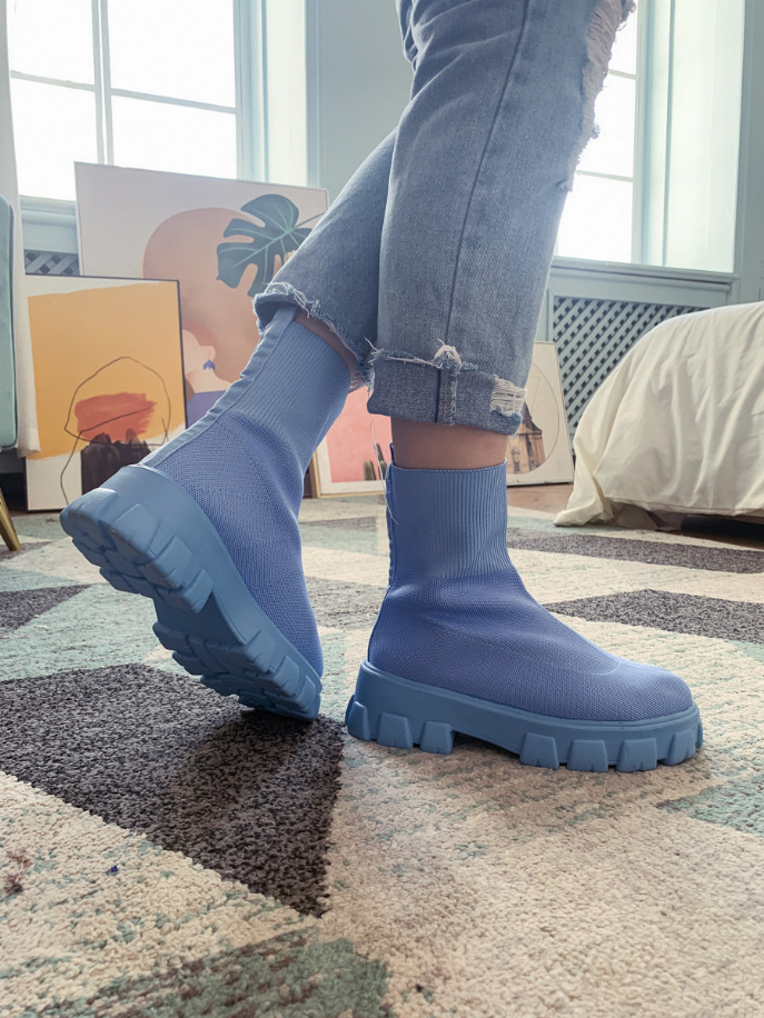 En Bloom | Ugly Sole Sock Boots
