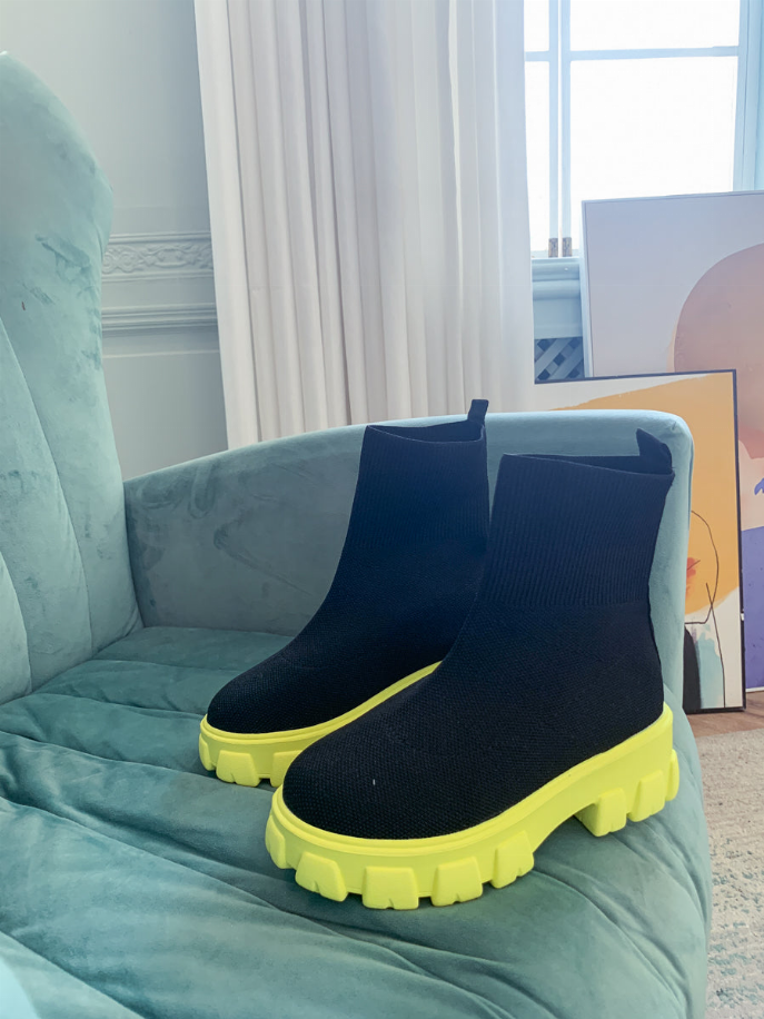 En Bloom | Ugly Sole Sock Boots