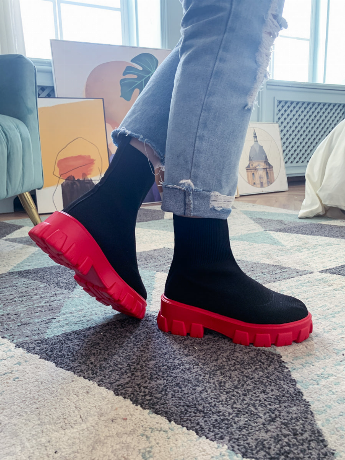 En Bloom | Ugly Sole Sock Boots