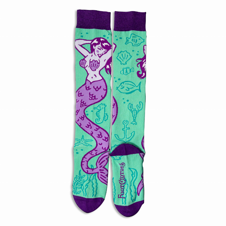 1950's Sci-Fi Crew Socks