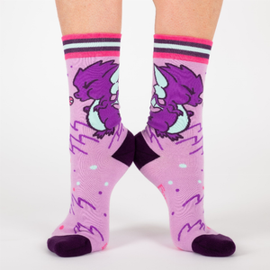 Cute Mythical Creature Crew Socks