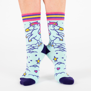 Cute Mythical Creature Crew Socks