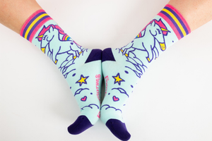 Cute Mythical Creature Crew Socks